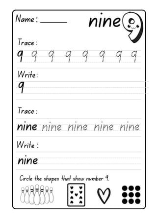 Alphabet Letter & Number Tracing Handwriting Booklet - image 5 of 6