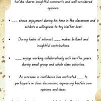 Report Card General Comments Collection - thumbnail 4 of 5