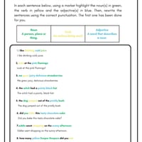 Marker Mania- Finding parts of speech grammar and punctuation activity - thumbnail 2 of 2