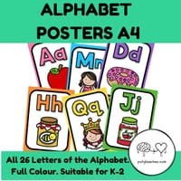 Alphabet Posters - A4 - thumbnail 1 of 4