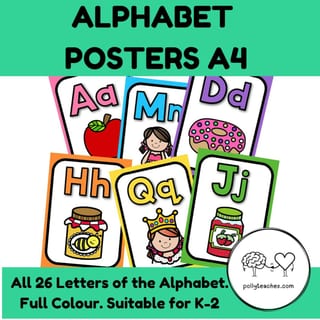 Alphabet Posters - A4 - image 1 of 4