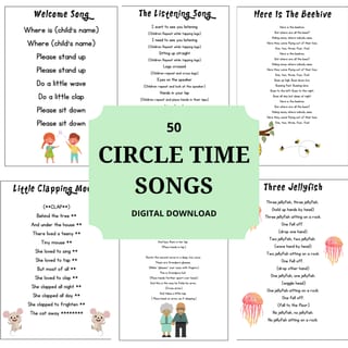50 Circle Time Songs Lyric eBook - image 1 of 3