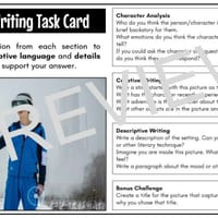 Creative Writing Prompts - task cards with pictures - thumbnail 3 of 5