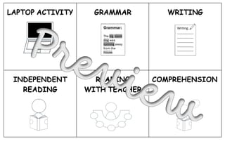 Guided Reading Groups - timetables and group organisers - image 7 of 8