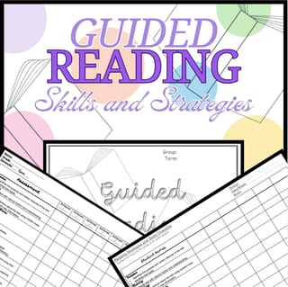 Guided Reading or Reading Groups Checklist/tracker - skills and strategies - image 1 of 4