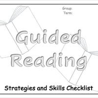 Guided Reading or Reading Groups Checklist/tracker - skills and strategies - thumbnail 2 of 4