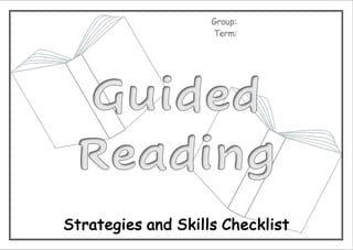 Guided Reading or Reading Groups Checklist/tracker - skills and strategies - image 2 of 4