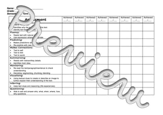 Guided Reading or Reading Groups Checklist/tracker - skills and strategies - image 3 of 4