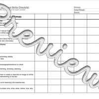 Guided Reading or Reading Groups Checklist/tracker - skills and strategies - thumbnail 4 of 4