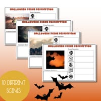 Halloween Setting Narrative Writing Prompts | Year 3 and 4 - thumbnail 3 of 4