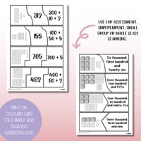 MAB Place Value Puzzle | tens, hundreds & thousands - thumbnail 3 of 4
