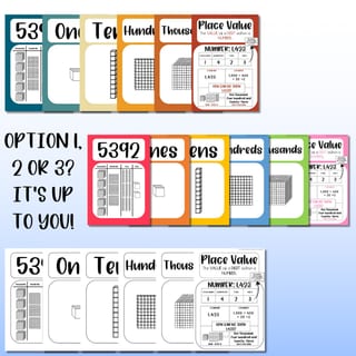 MAB Place Value Posters | tens, hundreds & thousands - image 4 of 4