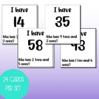 MAB Place Value I have Who Has Game | 2-digit - thumbnail 3 of 4