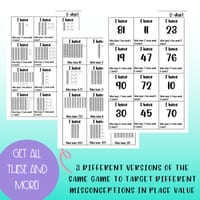 MAB Place Value I have Who Has Game | 2-digit - thumbnail 2 of 4