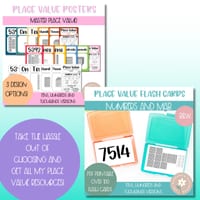 Place Value Bundle | MAB | tens, hundreds & thousands - thumbnail 2 of 4