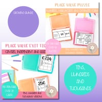 Place Value Bundle | MAB | tens, hundreds & thousands - thumbnail 3 of 4