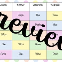Guided Reading Timetable and Organisers PowerPoint - Editable (pastel polka dot theme) - thumbnail 5 of 5