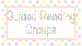 Guided Reading Timetable and Organisers PowerPoint - Editable (pastel polka dot theme) - image 2 of 5