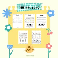 The ABC Song: Colour-coded music for handbells, piano, ukulele, guitar, and boomwhacker - thumbnail 1 of 2
