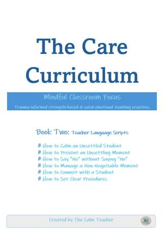 Teacher Language Scripts: The Care Curriculum-Book Two - image 1 of 7