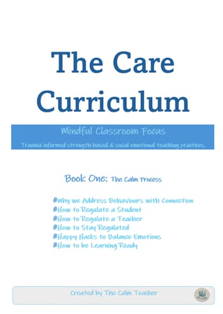 The 4Step Calm Process: The Care Curriculum-Book One - image 1 of 6