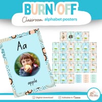 Aboriginal Classroom alphabet posters | Edit in Canva - thumbnail 1 of 4