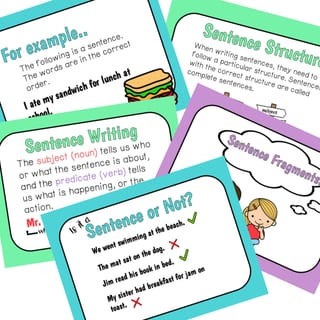 Sentence Writing - Sentences and Fragments for Foundation & Year 1 - image 2 of 4