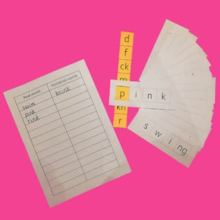 Phonemic Awareness: real and nonsense word phonic sliders - image 2 of 8
