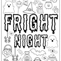 Spooky Season - Colouring In Pages for Kids - thumbnail 3 of 3