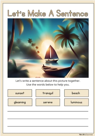 Narrative Writing Stimulus Year 2-6 - image 1 of 2
