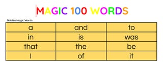 Magic 100 Words - image 1 of 2