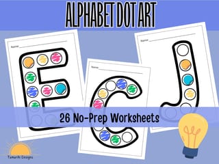 Alphabet Dot Art - Fine Motor Skill Activity - image 2 of 5
