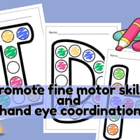 Alphabet Dot Art - Fine Motor Skill Activity - thumbnail 3 of 5