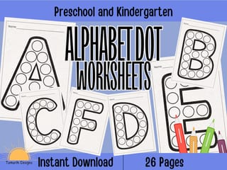 Alphabet Dot Art - Fine Motor Skill Activity - image 1 of 5