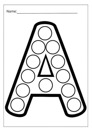 Alphabet Dot Art - Fine Motor Skill Activity - image 4 of 5
