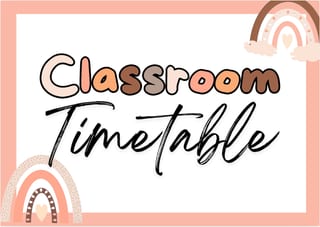 Neutral Rainbow Classroom Decor Pack PLUS Daily PowerPoint - image 8 of 9