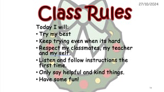 Christmas Themed Daily PowerPoint (editable) -with Christmas Countdown - image 4 of 9