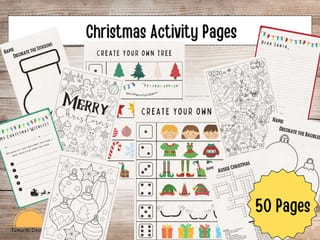Christmas Fun Bundle - Festive Season Activity - image 1 of 5