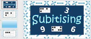 Subitising/Subitizing Pack including Powerpoints and hands on materials - image 3 of 9