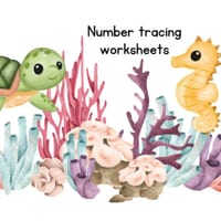 Numbers 1-10 tracing - thumbnail 1 of 2
