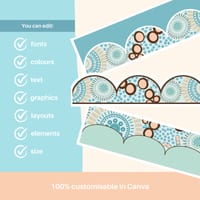 Aboriginal Bulletin Board Borders Bundle Modern classroom decor | Canva Template - thumbnail 3 of 7