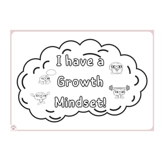 Growth Mindset -Positive Self-Talk Worksheets - image 4 of 4