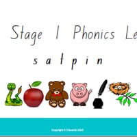 SATPIN Phonics PowerPoint Lesson - thumbnail 1 of 4