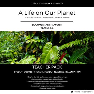 Teacher Pack - A Life on Our Planet (film unit) - Years 5 & 6 - image 1 of 5