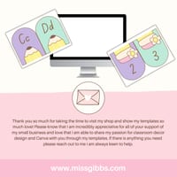 pastel classroom decor bundle bulletin board borders kit modern classroom decor| Canva Template - thumbnail 8 of 8