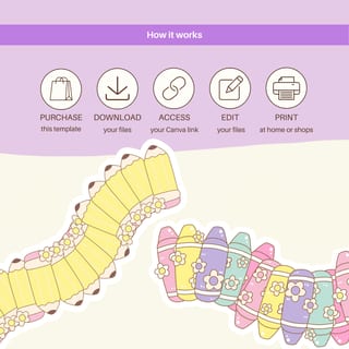 pastel classroom decor bundle bulletin board borders kit modern classroom decor| Canva Template - image 5 of 8