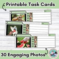 Show Not Tell descriptive writing prompts using the five senses - thumbnail 4 of 5