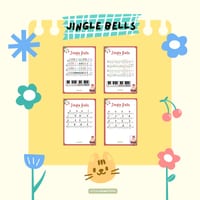 Jingle Bells - Colour Coded PDF Music for Piano, Bells, Boomwhackers, Ukulele and Guitar