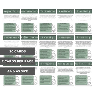 Early Years Learning Disposition Cards EYLF Educator Resource - image 3 of 3