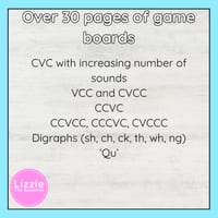 Phonics Success Series: Game boards with consonants, short vowels, and digraphs - thumbnail 2 of 4